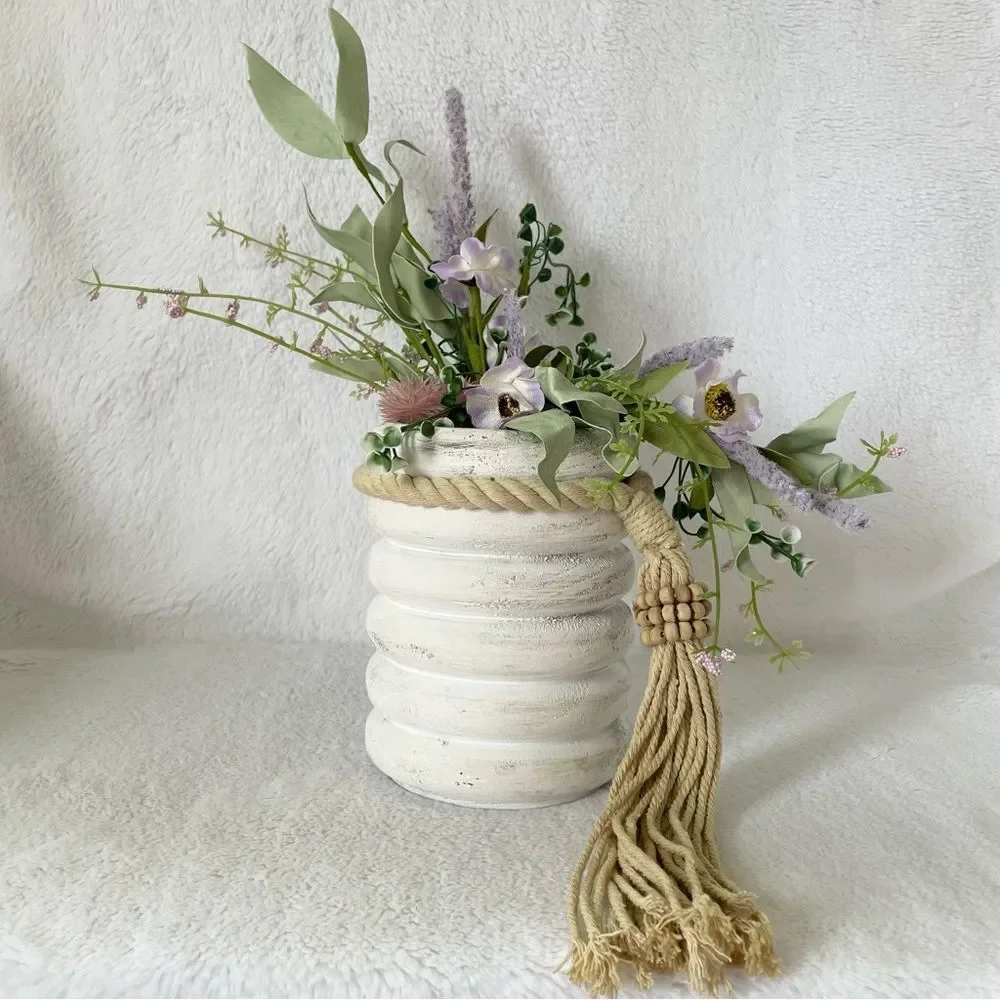 Decorative Braided Loop Hanger Rope Home Decor Plant Pot Accessory